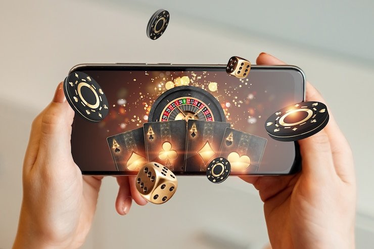 Antarmuka aplikasi mobile olx slot menampilkan pasar Liga 1 dan permainan kasino